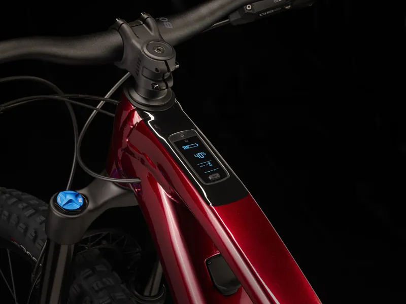 Trek FUEL EXe 8 GX AXS Electric Mountain Bike Rage Red Deep Dark Blue