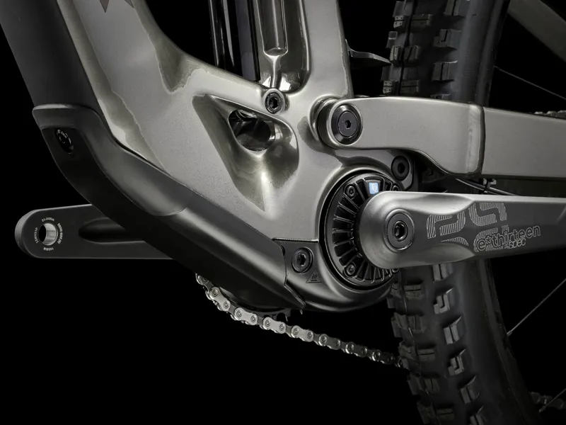 Trek FUEL EXe 8 XT Electric Mountain Bike in Mercury Silver-1