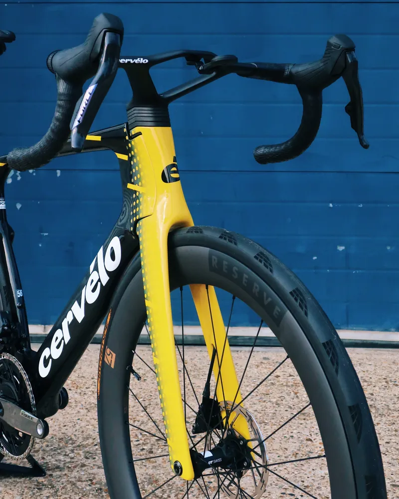 Cervelo S5 Force AXS Carbon Road 56cm Visma Lease-a-Bike Team Yellow-3