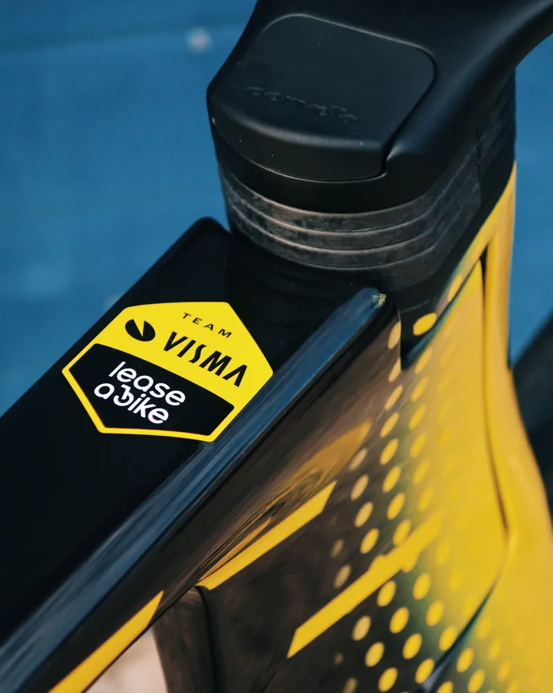 Cervelo S5 Force AXS Carbon Road 56cm Visma Lease-a-Bike Team Yellow-2