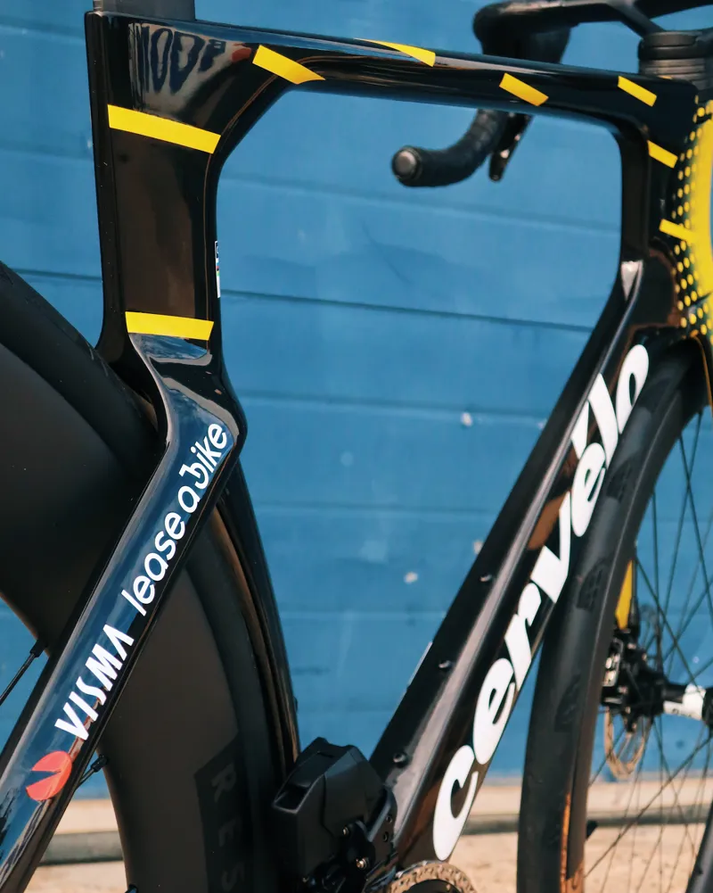 Cervelo S5 Force AXS Carbon Road 56cm Visma Lease-a-Bike Team Yellow-9