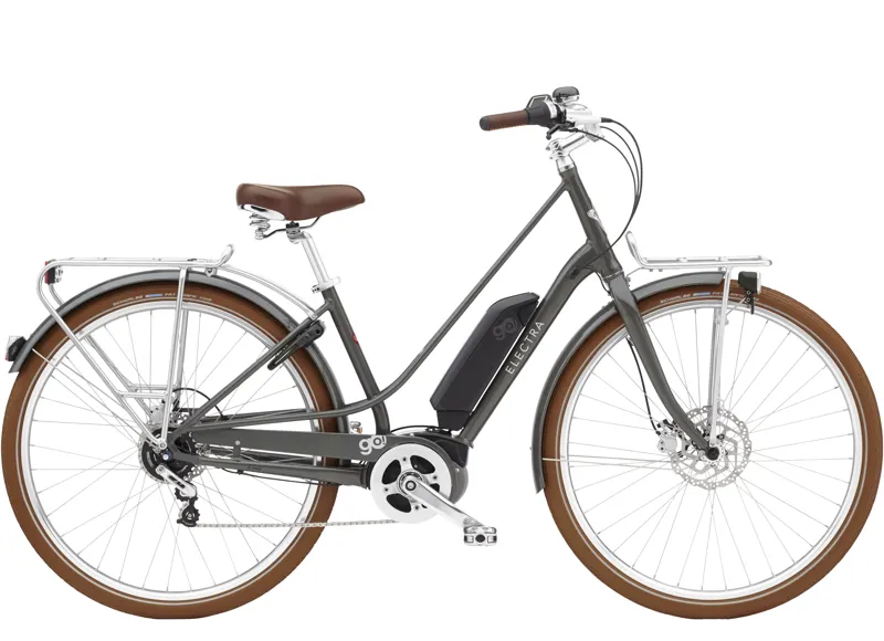 Electra Loft Go 5i Step Thru Electric Bike in Portobello Grey