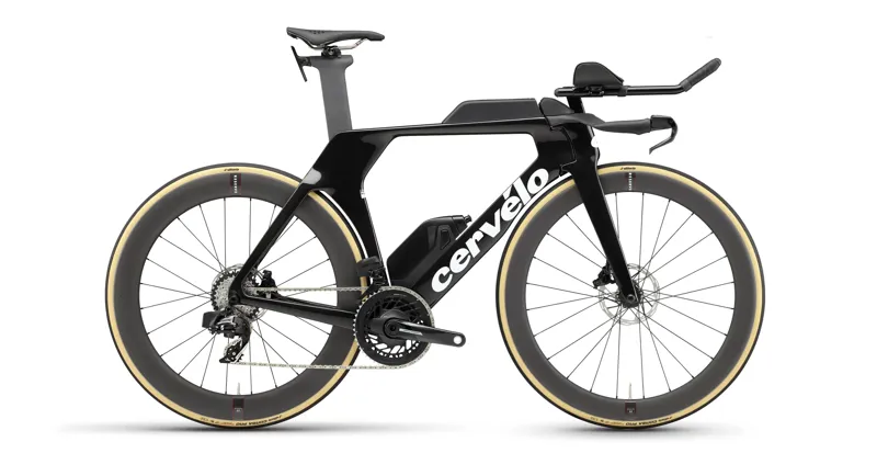 Cervelo P5 Force AXS Triathlon Bike in Five Black