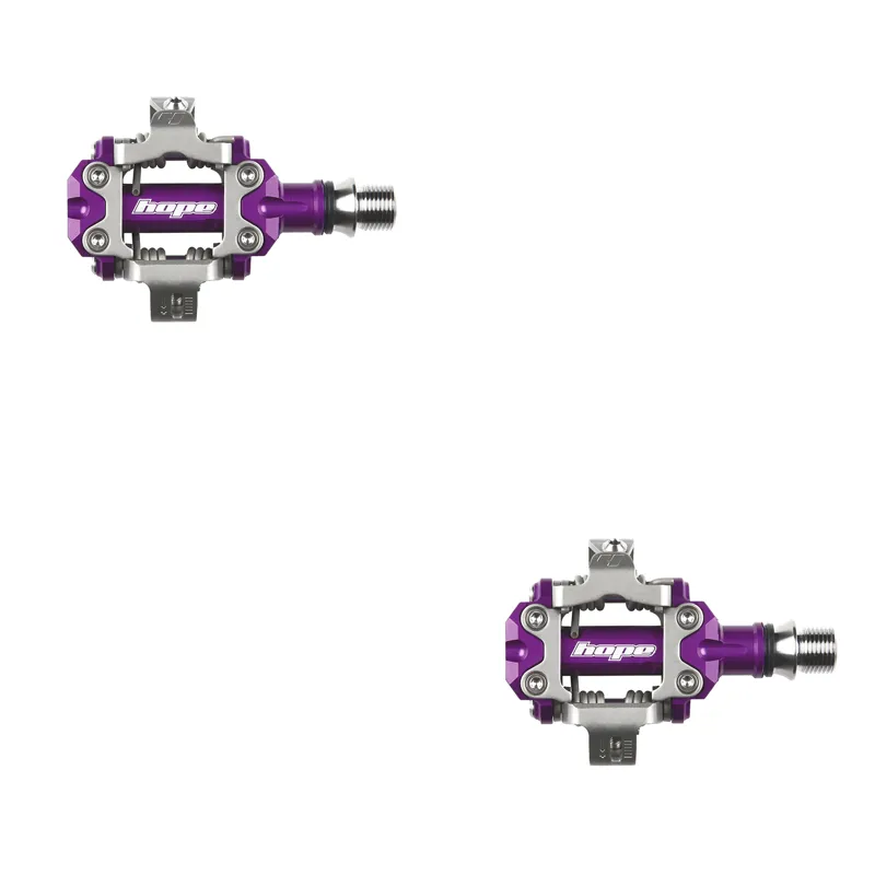 Hope Union RC Race Clip Pedals in Purple 