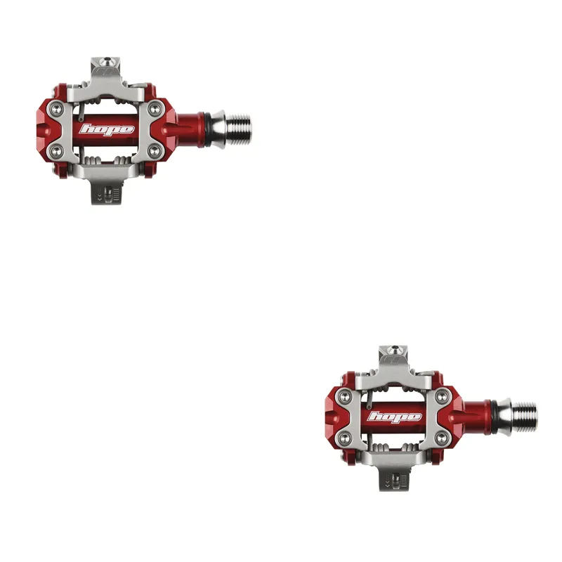 Hope Union RC Race Clip Pedals in Red