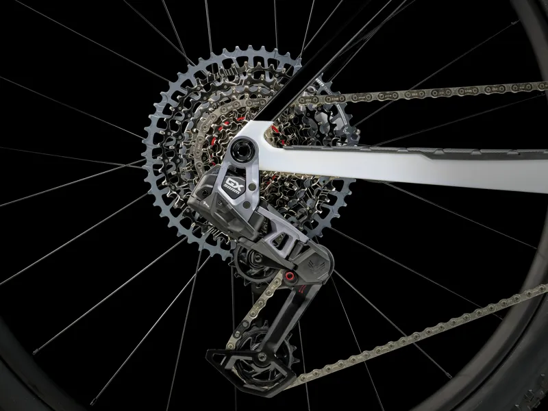 Trek Procaliber 9.7 AXS Carbon XC Mountain Bike White Prismatic-3