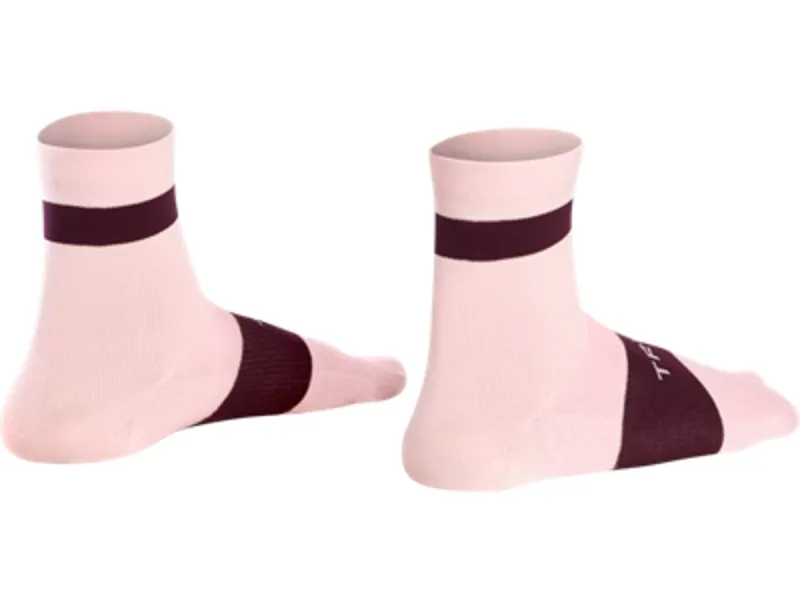 Trek Quarter Racing Socks in Pink