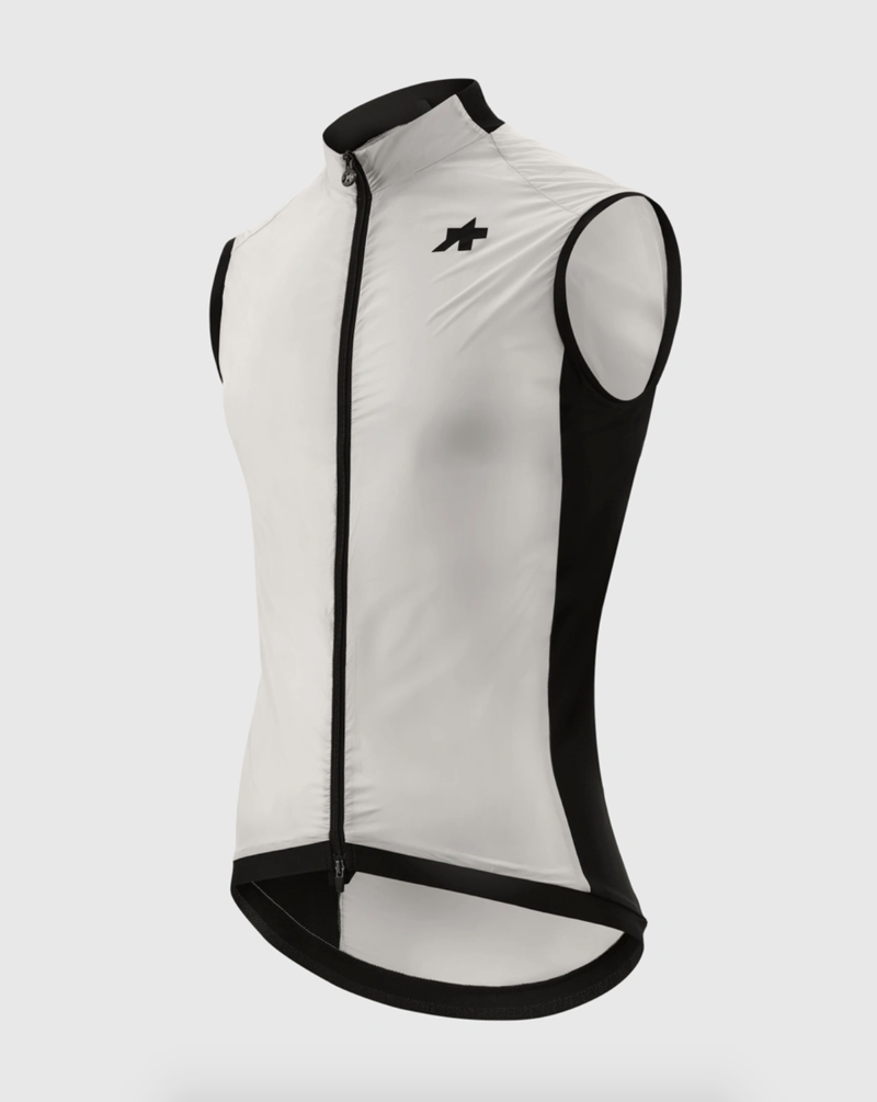 Assos Mille GT Wind Vest Cycling Gilet S11 in Almond Milk-1