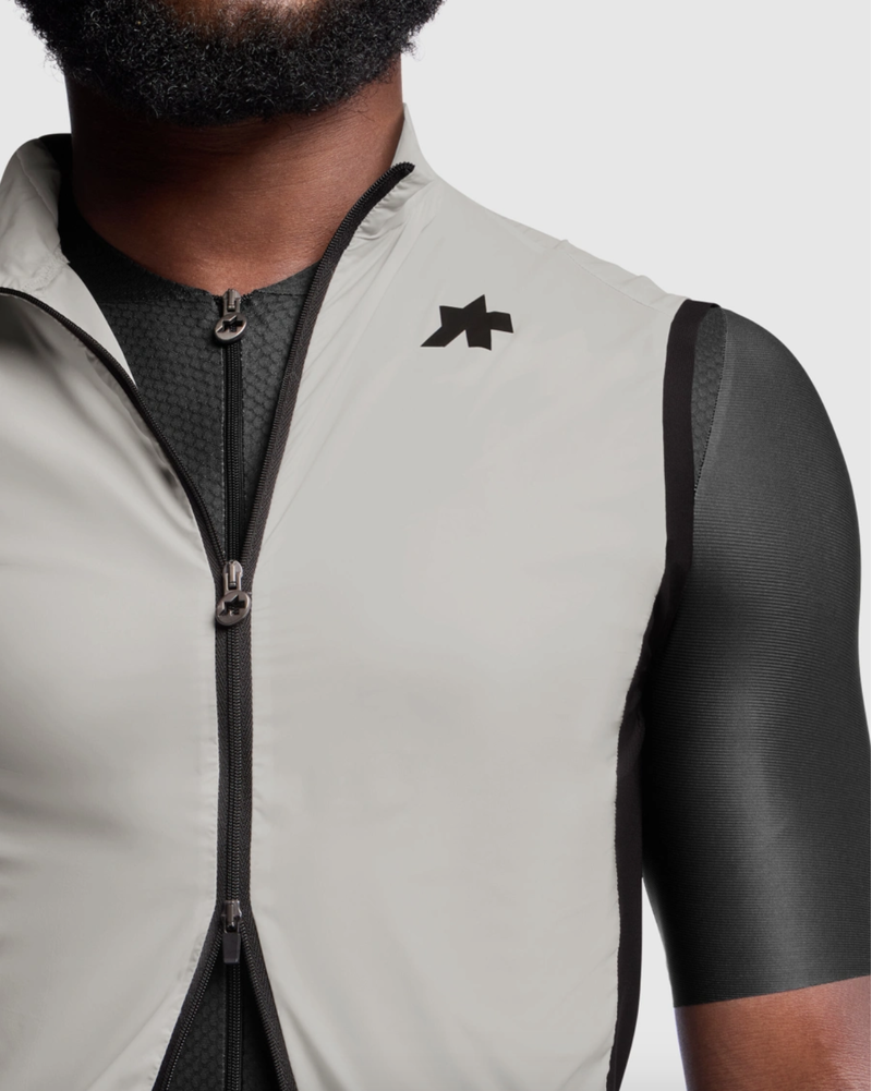 Assos Mille GT Wind Vest Cycling Gilet S11 in Almond Milk-3