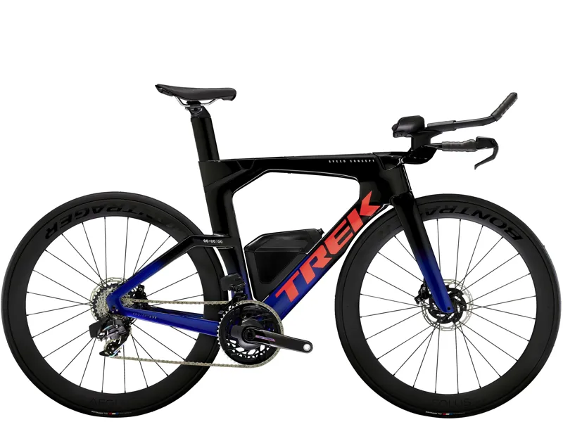 Trek Speed Concept SLR 7 AXS Triathlon Bike Hex Blue Trek Black