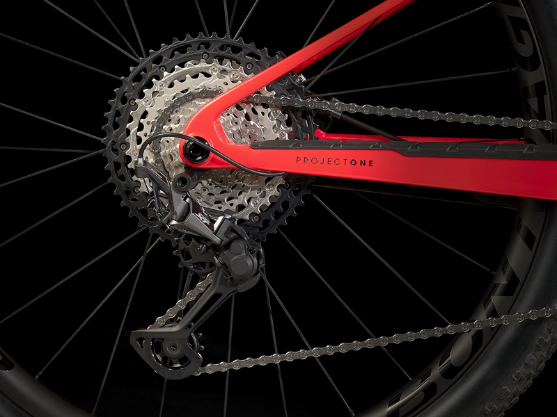 Trek Supercaliber 9.8 XT XC Mountain Bike in Yellow Coral Fade Large-9