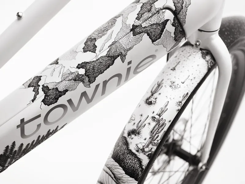 Electra Townie Path Go 10d Step Thru Electric Bike White -1