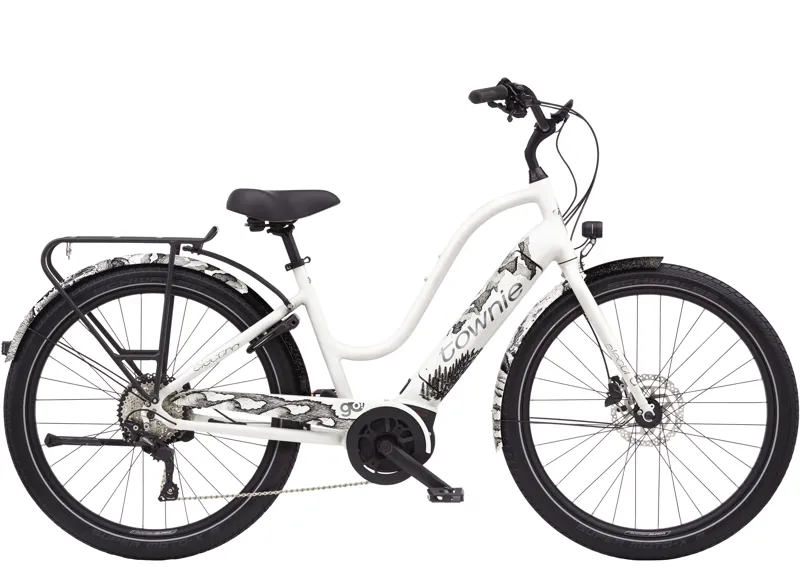 Electra Townie Path Go 10d Step Thru Electric Bike White 