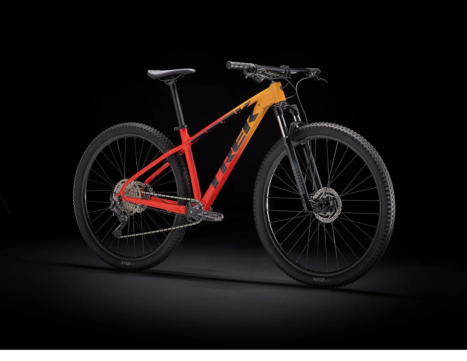 Trek Marlin Mountain Bike in Red Marigold Yellow XX-Large