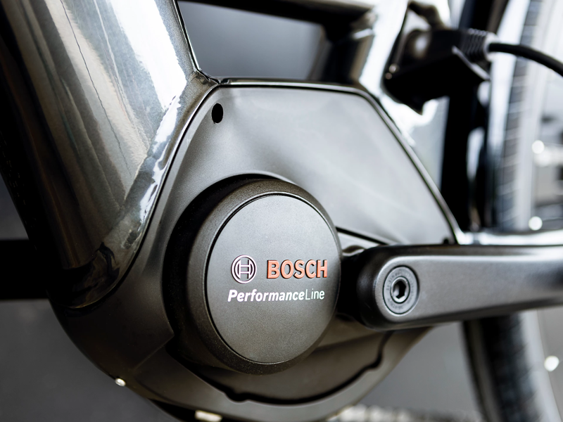 Trek Verve+ 4 Lowstep Electric Hybrid Bike in Lithium Grey 500w Small-10