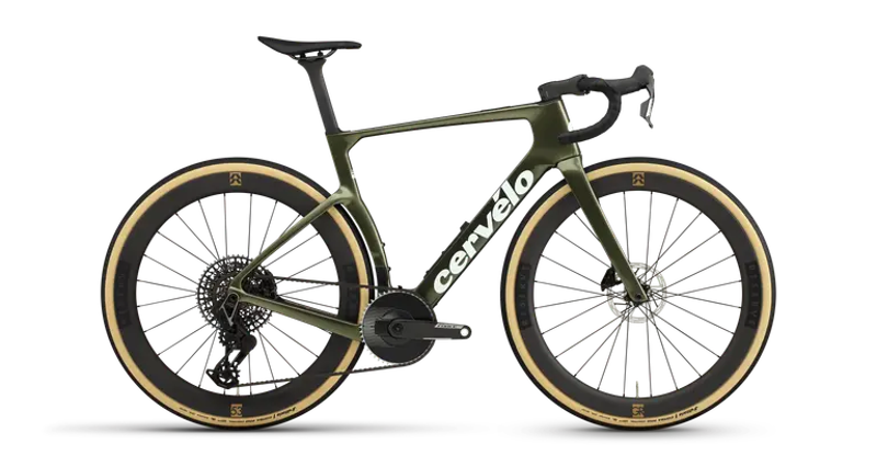 Cervelo Aspero-5 SRAM Force AXS 1X Carbon Gravel Bike in Digital Moss