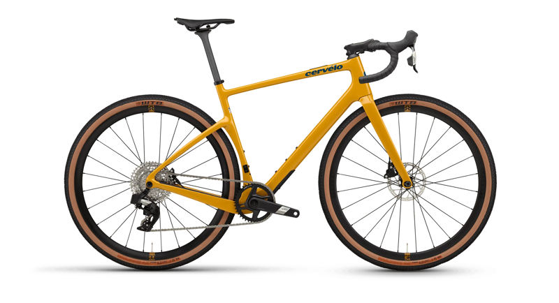 Cervelo Aspero Apex XPLR AXS 1 Carbon Gravel Bike in Marigold