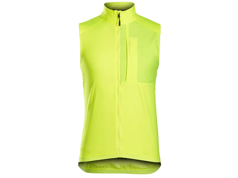 Bontrager Circuit Windshell Cycling Gilet in Yellow X-Small