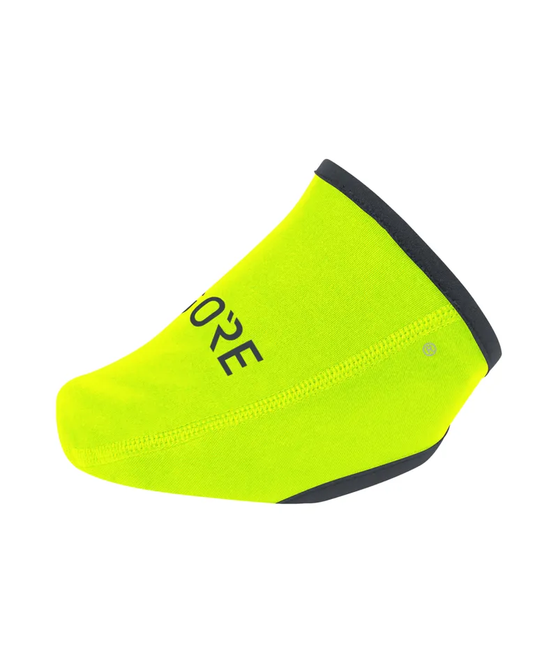 Gorewear C3 Windstopper Cycling Shoe Toe Cover S-M in Neon Yellow