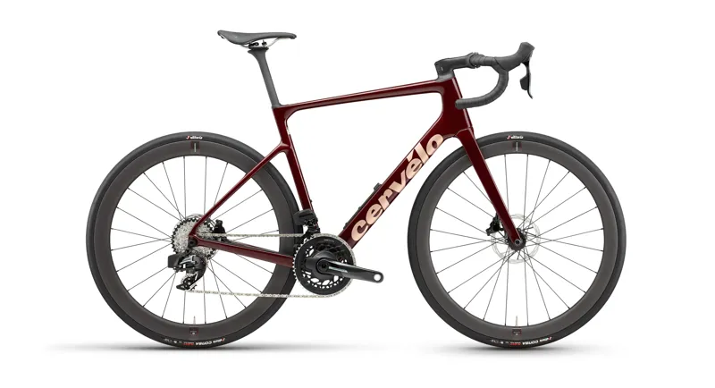 Cervelo CALEDONIA-5 SRAM Force AXS Carbon Road Bike Carmine Red 54cm
