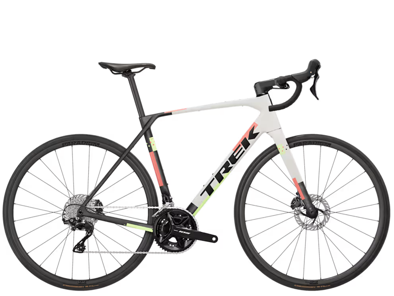 2027 Trek Domane SL 5 Carbon Road Bike in Era White Deep Smoke