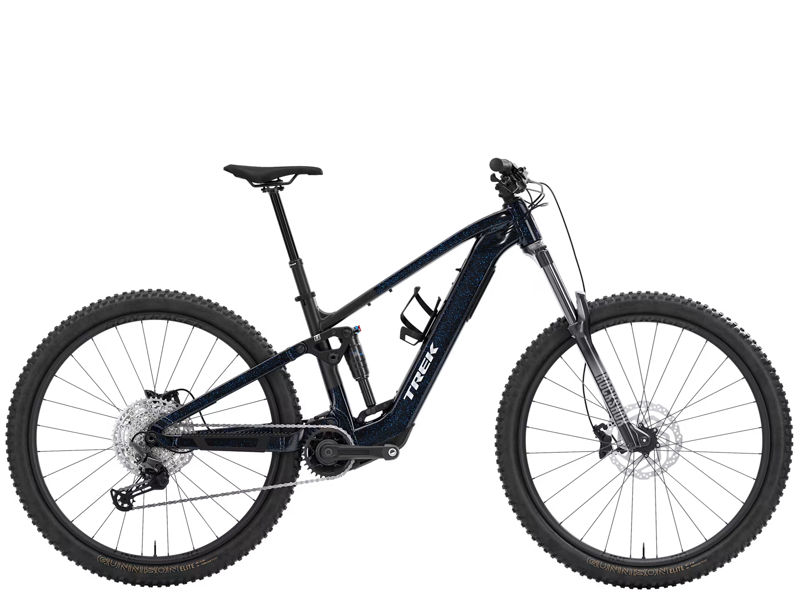 2026 Trek Fuel+ EX 5 EMTB Mountain Bike in Trek Black Purple Splatter
