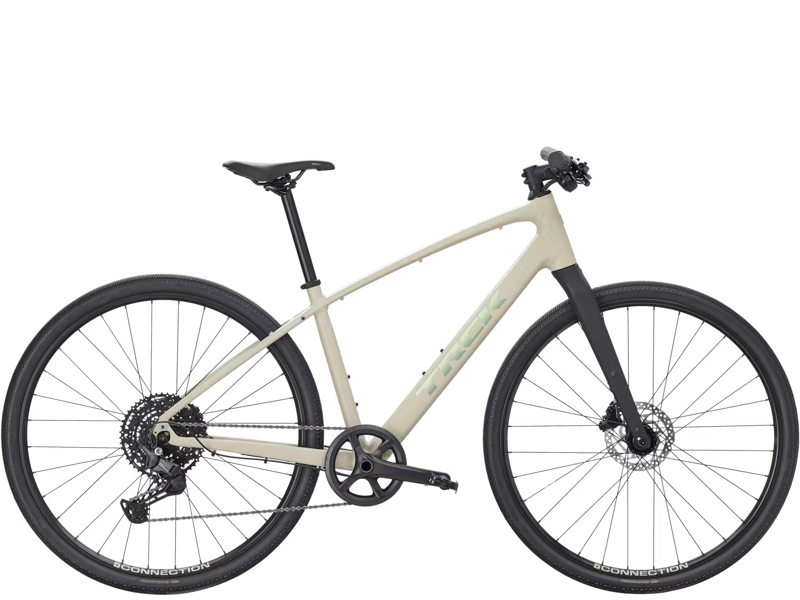 2026 Trek FX Sport AL 3 Step Over Hybrid Bike in Buff Beige