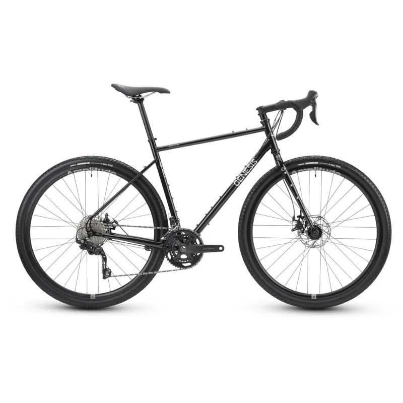 2025 Genesis Croix De Fer 20 Steel Gravel Bike in Black