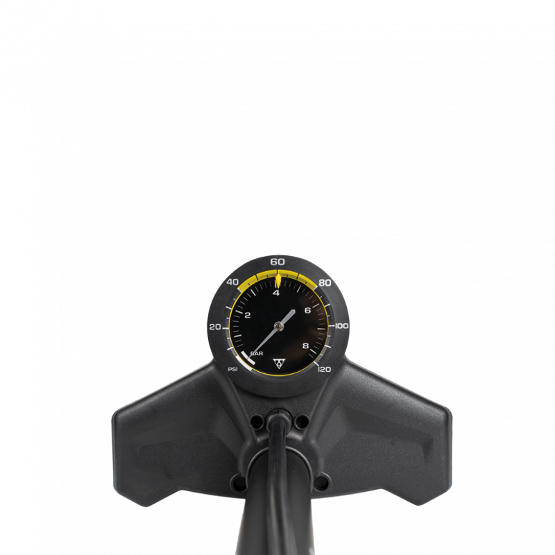 JoeBlow Sport EX Bicycle Track Pump in Yellow-2