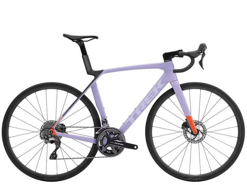 2026 Trek Madone SL 5 Carbon Road Bike in Lavender Haze Purple
