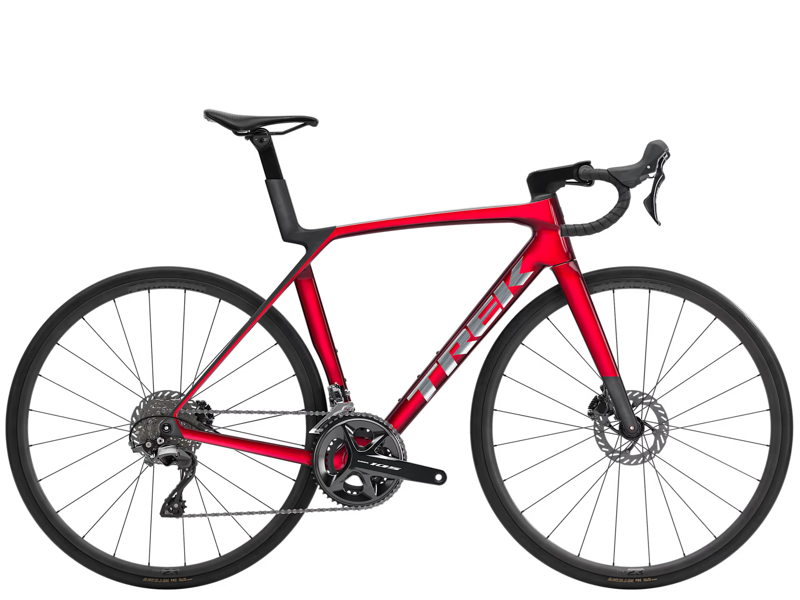 2026 Trek Madone SL 5 Carbon Road Bike in Fury Red Deep Smoke