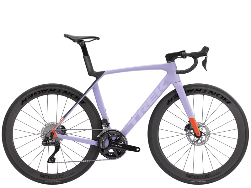 2026 Trek Madone SL 6 Carbon Road Bike in Matte Lavender Haze Smoke