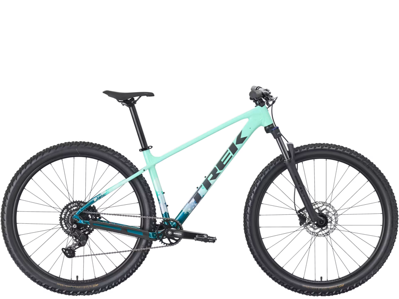 2026 Trek Marlin 5 Mountain Bike Miami Green Dark Aquatic Fade