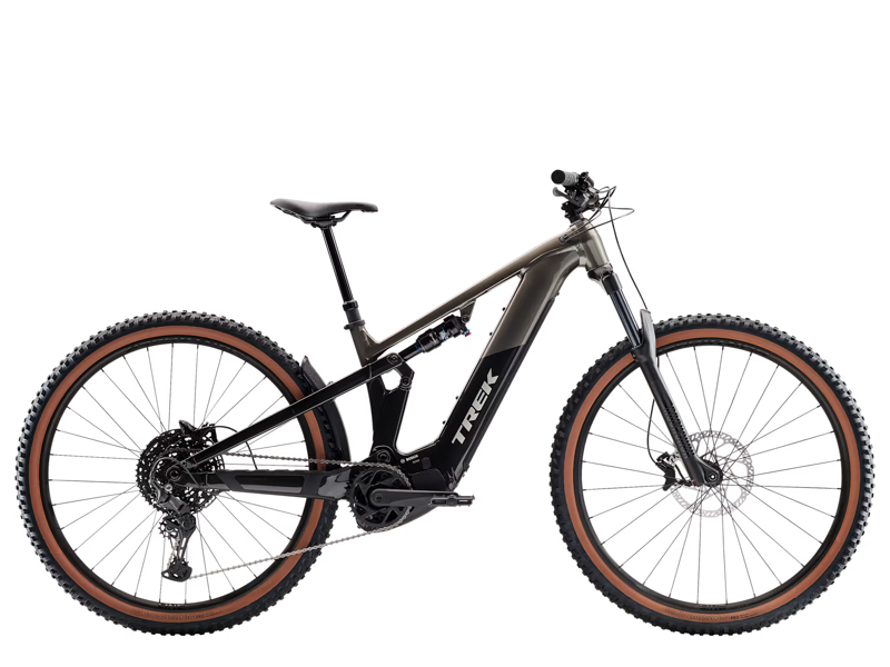 2026 Trek Powerfly FS+ 4 800Wh Electric MTB in Mercury/Dark Web