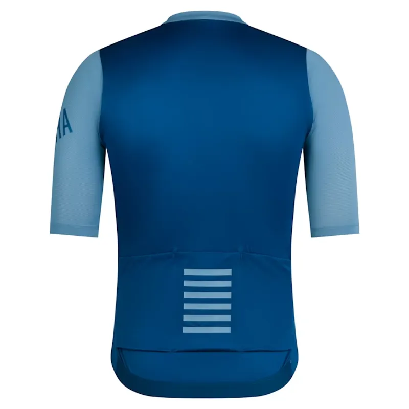 Rapha Mens Pro Team Short Sleeve Training Jersey in Dusted Blue