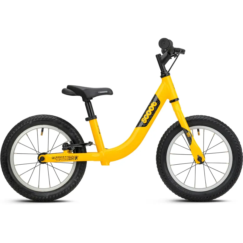 Ridgeback Scoot XL 14inch Balance Bike in Yeehaw Yellow 3 to 5 years