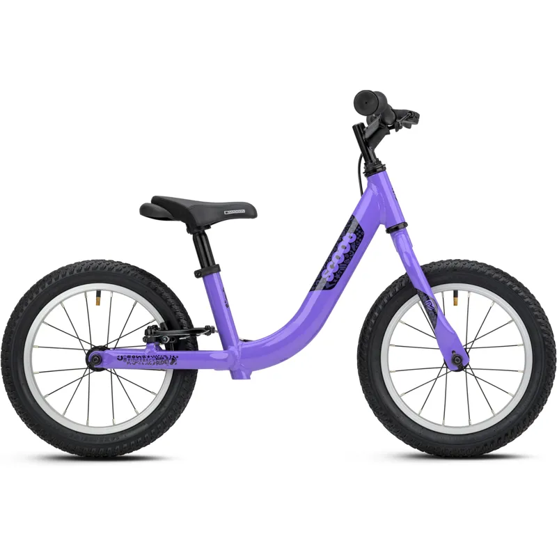 Ridgeback Scoot XL 14inch Balance Bike in Lightning Lilac 3 to 5 years old