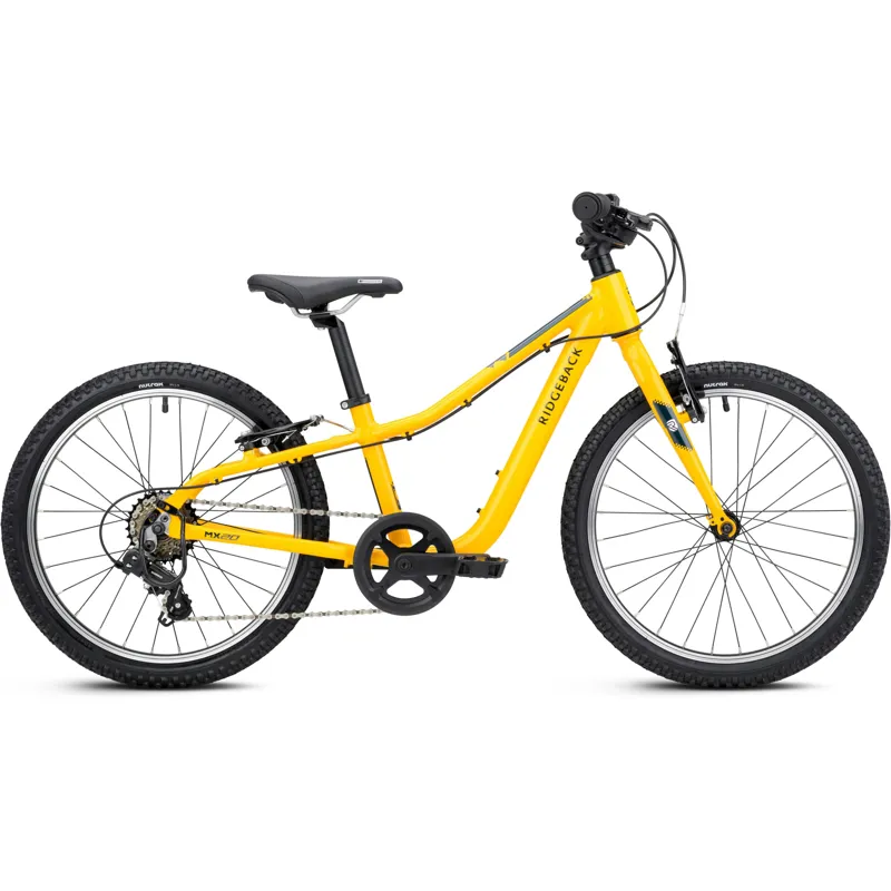 Ridgeback MX20 Kids Mountain Bike in Yeehaw Yellow 5.5 - 8.5 years old