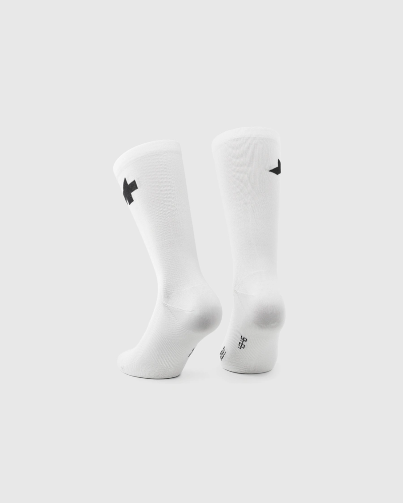 Assos R Socks S11 Road Cycling Socks Twin pack White Series-1