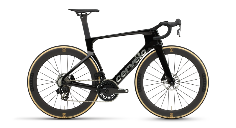 2027 Cervelo S5 SRAM Force AXS Carbon Road Race Bike in Five Black
