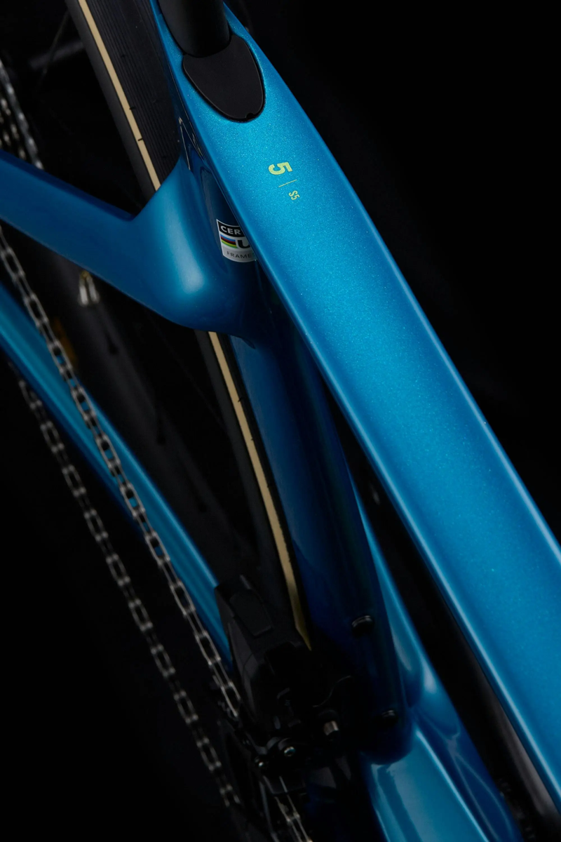 2027 Cervelo S5 SRAM Force AXS Carbon Road Race Bike in Reef Blue-1