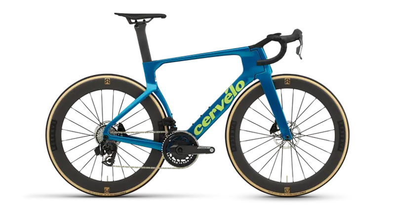 2027 Cervelo S5 SRAM Force AXS Carbon Road Race Bike in Reef Blue