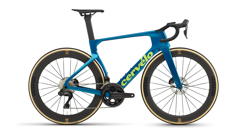 2027 Cervelo S5 Ultegra Di2 Carbon Road Race Bike in Reef Blue