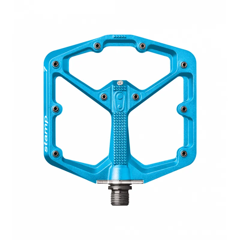 Crankbrothers Stamp 7 Mountain Bike Pedals in Blue