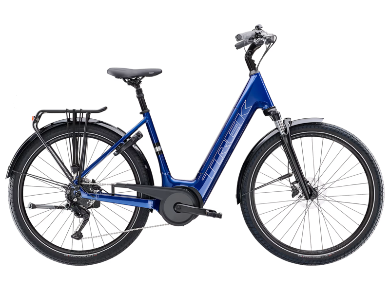 Trek Verve+ 3 Lowstep Electric Hybrid Bike Battery in Hex Blue