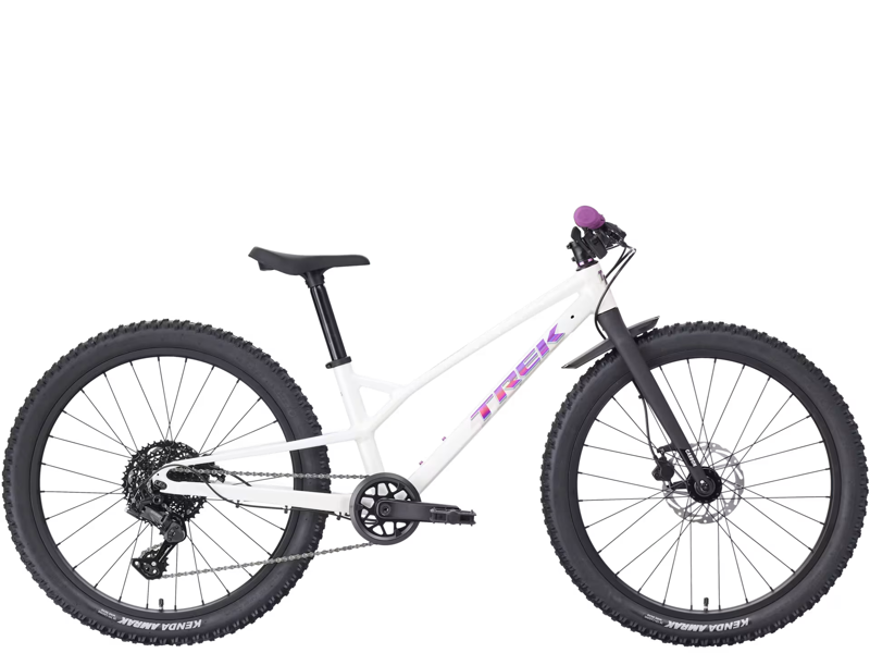2026 Trek Wahoo 24 Trail Kids Bike in Crystal White