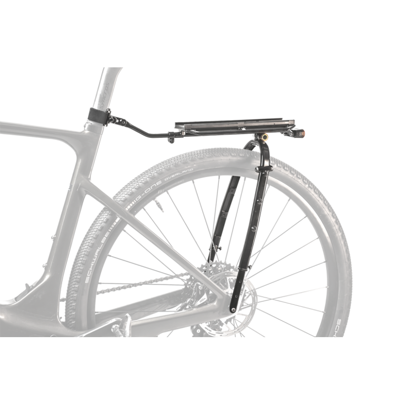 Topeak Zi:Rak Eyelet Mounting lightweight Pannier Rack in Black-1
