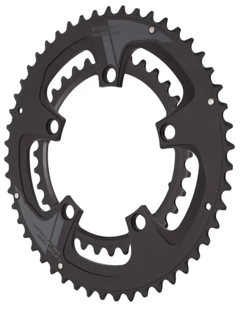 Praxis Works Buzz 110/130mm 130-bcd 39/53-t Road Chainring Set in Black