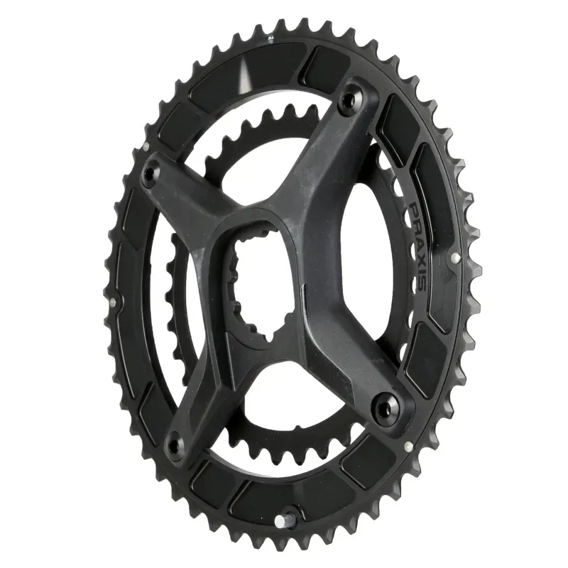 Praxis Works LevaTime II X-Kit 50/34-tooth Spider/Chainring in Black