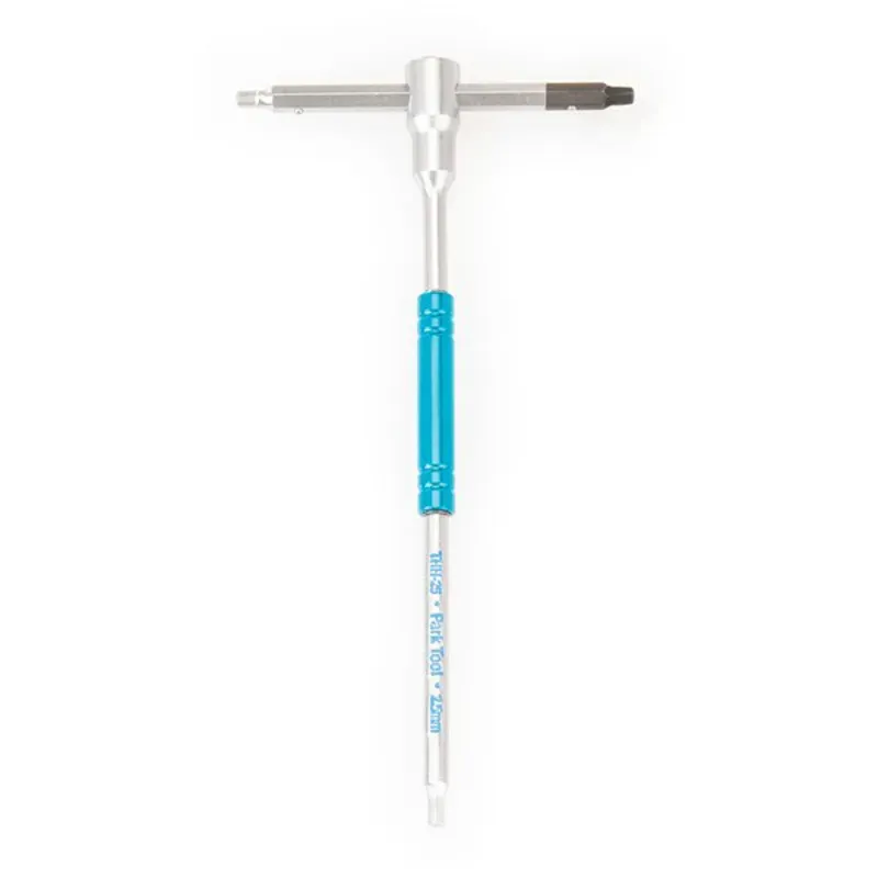 Park Tool Sliding T-handle Hex Wrench in Silver/Blue-2